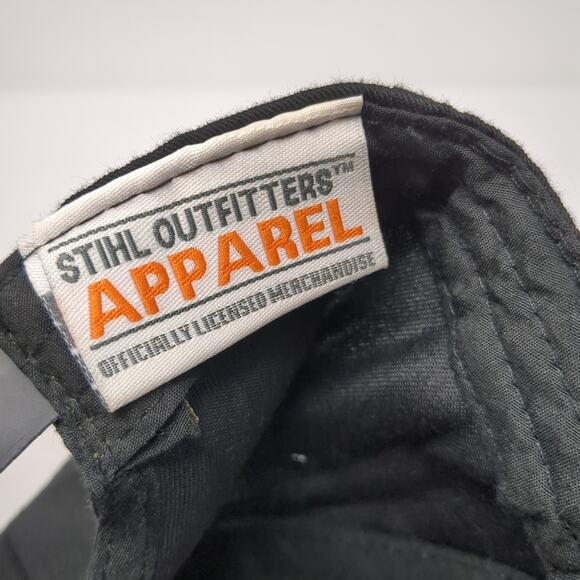 Team Stihl Outfitters Apparel Snapback Cap Black One Size Adjustable Embroidered - Picture 9 of 11